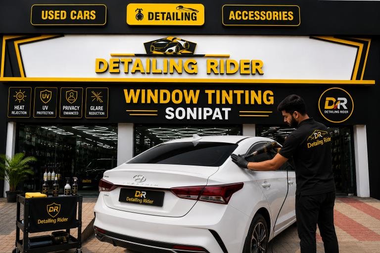 DetailingRider Window Tinting Installation